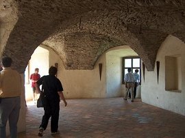 notranjost gradu v Gmundu